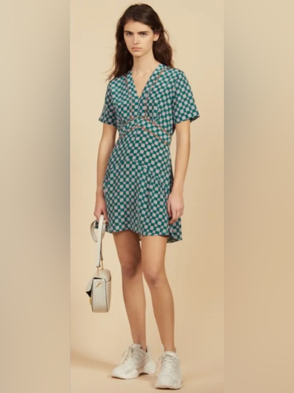 ✨SANDRO 100% SILK mini dress